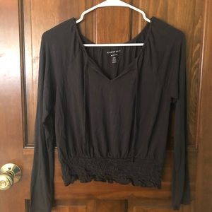 Gray blouse from American Eagle